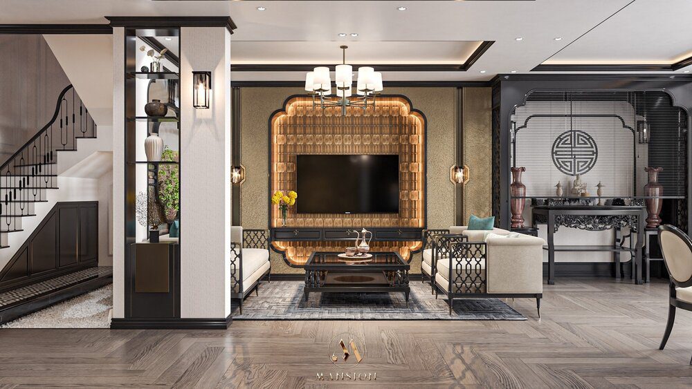 Dự án: Thiết kế nội thất phong cách Indochine – nhà Mrs yến