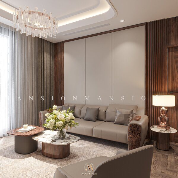 Dự án: Thiết kế thi công nội thất gỗ óc chó – Chung cư The Park Home