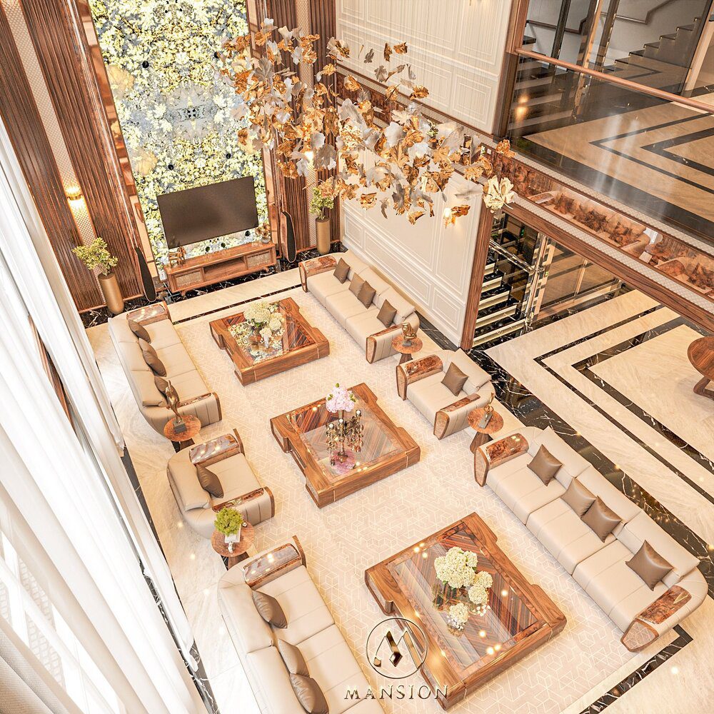 Dự án thiết kế thi công nội thất Luxury hiện đại – Biệt thự Thanh Thanh