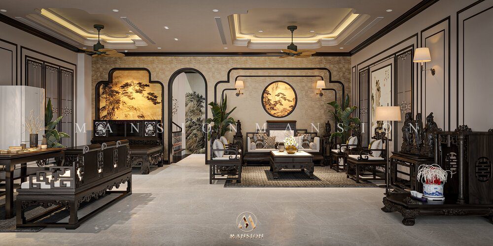 DA: Thi công nội thất phong cách Indochine – H-Apartment Tây Hồ