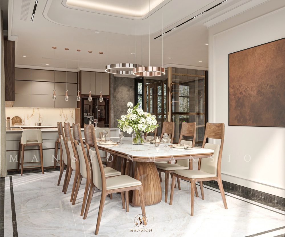 Nội thất biệt thự Vinhomes imperia hai phong - Mansion