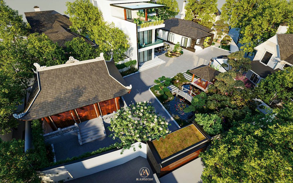 Thiết kế kien truc biệt thự nghi duong - Mansion