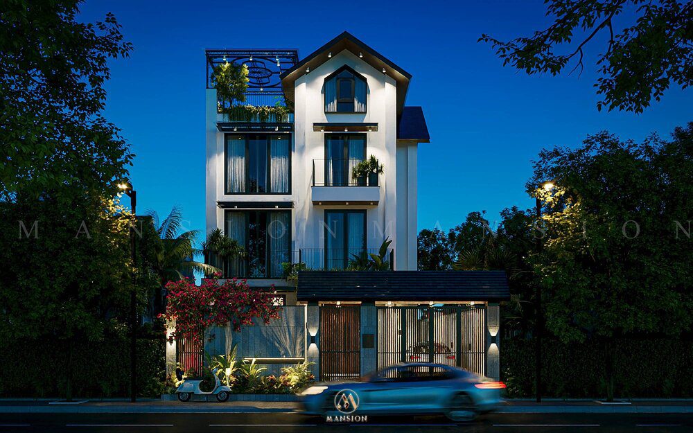Dự án: Thiết kế thi công kiến trúc biệt thự Linh Đàm