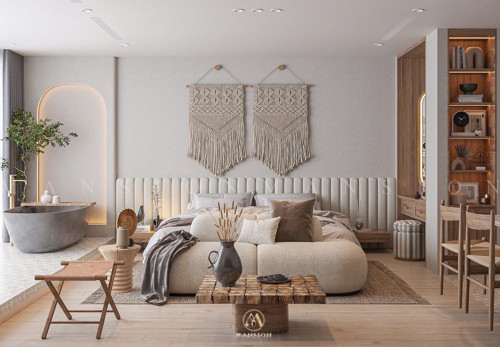 Nội thất căn hộ khach san trich sai - Mansion