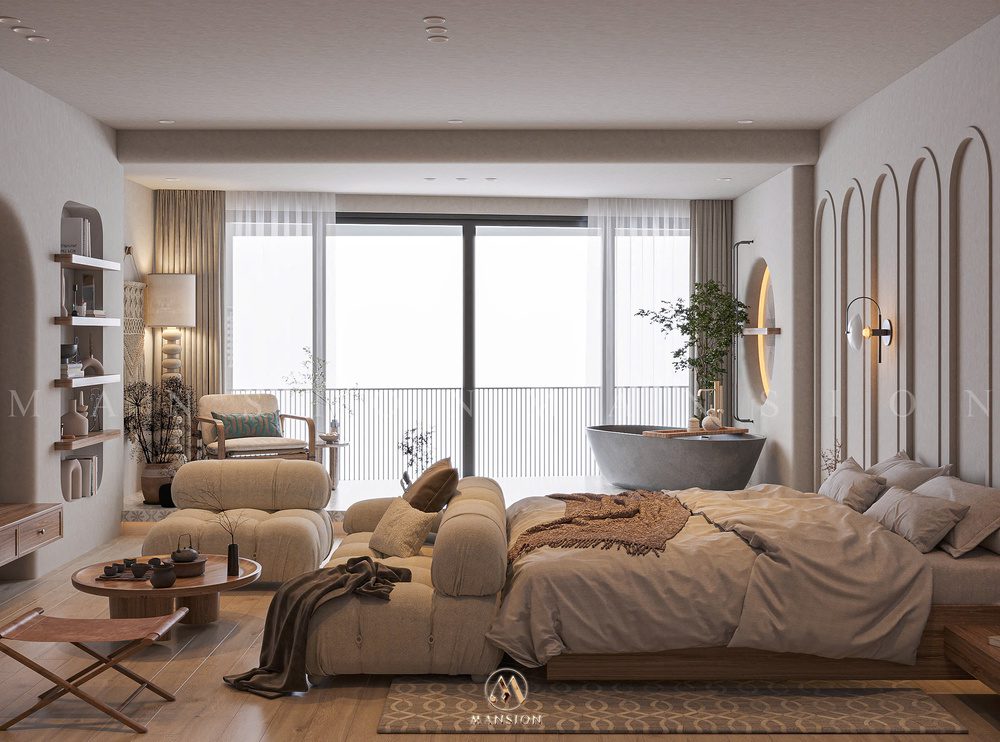 Nội thất căn hộ khach san trich sai - Mansion