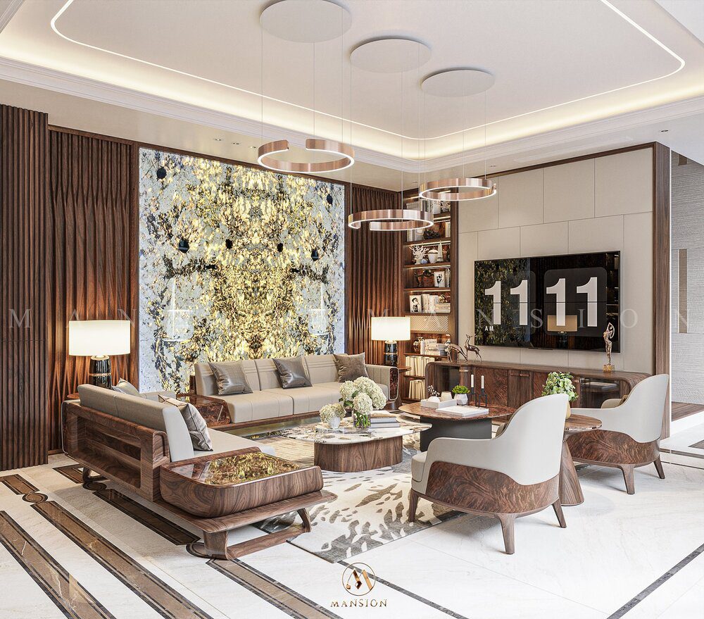 DA: Thiết kế, thi công nội thất gỗ óc chó phong cách Tân cổ điển (Neo Classic) cho dinh thự tại Quảng Trị, Lam’s Apartment