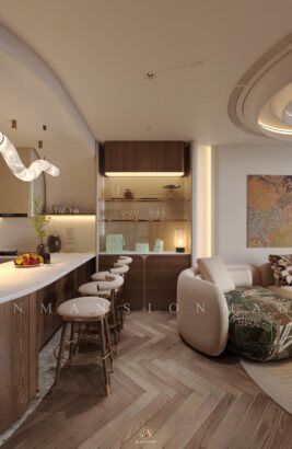 Dự án: Thiết kế nội thất căn hộ cao cấp 90m2 hiện đại, cá tính - ảnh 10