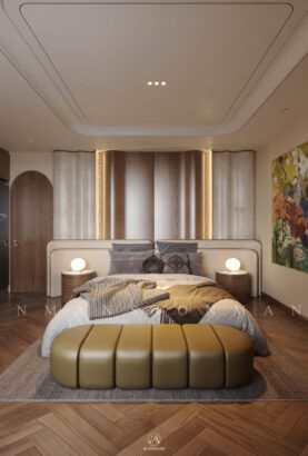 Dự án: Thiết kế nội thất căn hộ cao cấp 90m2 hiện đại, cá tính - ảnh 18