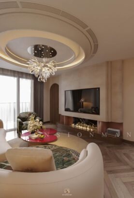 Dự án: Thiết kế nội thất căn hộ cao cấp 90m2 hiện đại, cá tính - ảnh 9
